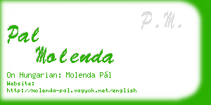 pal molenda business card